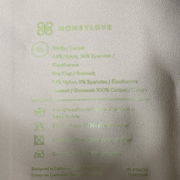 HoneyLove Boldness Bodysuit XL Shapewear Beige - Picture 4 of 5